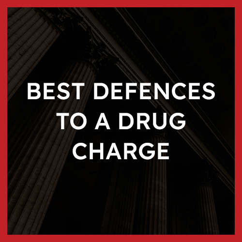 best defences to a drug charge